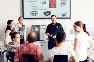 Ein Kurs im Aus- und Weiterbildungszentrum Karlsruhe