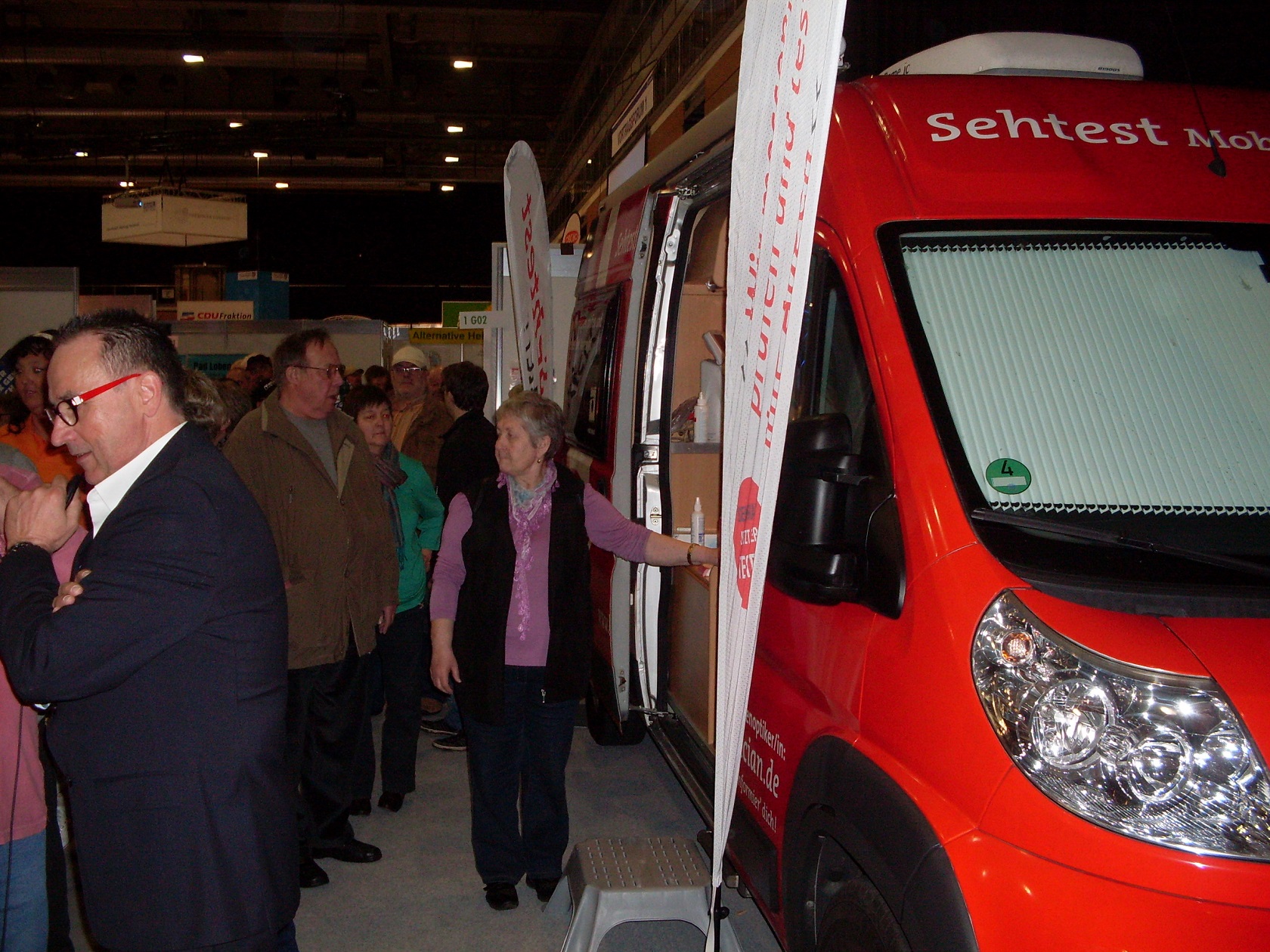 SWAV Sehtest-Mobil 2014 Gesundheitsmesse in Thüringen
